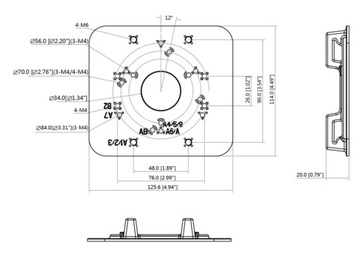 Держатель шеста BCS-ASM / с к л е п - FV