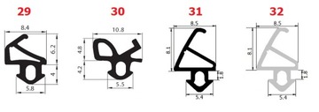 VEKA S-1127A Уплотнитель оконный, СЕРЫЙ