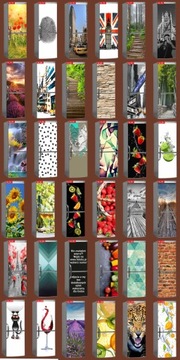 Наклейка на холодильник | Шпон | Кожа ламинированная