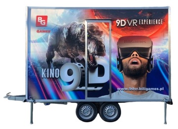 PRZYCZEPA 9D VR KINO 9D VR SYMULATOR 9D VR