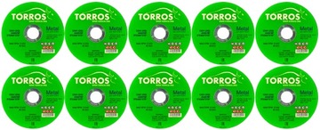 Tarcze do cięcia metalu Torros 125x1,2x22,2 10szt