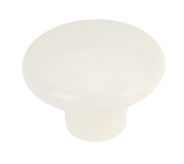 Uchwyt Meblowy Gałka PORCELANA BIAŁA DUŻA