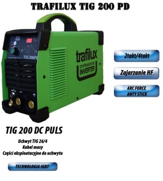 TRAFILUX TIG 200PD ИМПУЛЬСНАЯ СВАРОЧНАЯ МАШИНА ПОСТОЯННОГО ТОКА