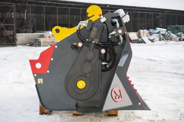 Mieszalnik łyżka hydrauliczna do betonu MTp180 poj. 655 l mocowanie JCB 3CX