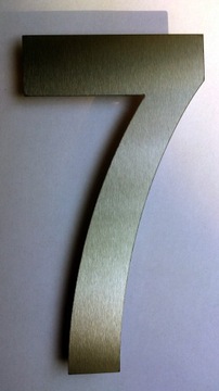 Numer cyfra na dom wys. 20 cm, literka 15cm Arial