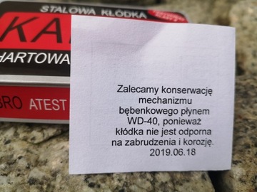 НАВЕСНОЙ ЗАМОК KABRO C4U-17MM С КЛЮЧОМ, СЕРТИФИКАТ ПРОТИВОВЗЛОМА 4 ​​КЛАСС