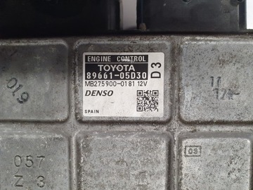 AVENSIS T27 ŘÍZENÍ MOTORU 2.0 D4D 89661-05D30
