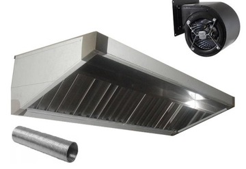 Okap Gastronomiczny S 125-70-40 Filtr Turbina