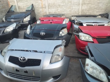Toyota Yaris II, передняя стойка, крыша, переднее стекло