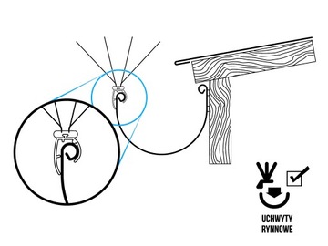 NIERDZEWNE KOLCE NA PTAKI GOŁĘBIE SZEROKIE 180MM