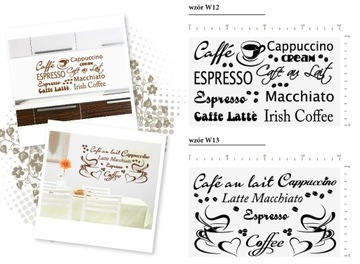 Кофейные наклейки на кухню, доставка в течение 24 часов.