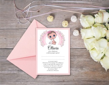 ПРИГЛАШЕНИЕ НА КРЕЩЕНИЕ ПРИГЛАШЕНИЯ с конвертом