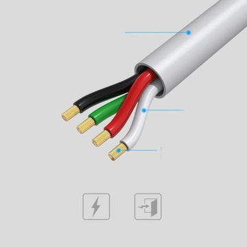 Фирменный кабель USB/USB-C Remax 2.1А 1м белый