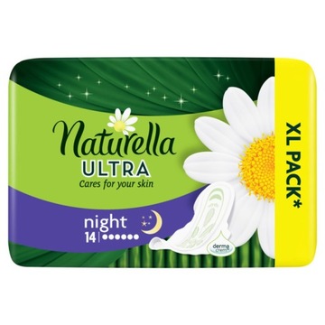 NATURELLA ULTRA NIGHT CAMOMILE PODPASKI X14SZT