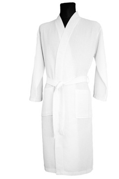 Tuva Home szlafrok męski Szlafrok Gofrowany Waffle Kimono rozmiar M do