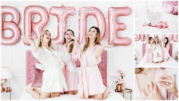BRIDE белый атласный пояс для девичника