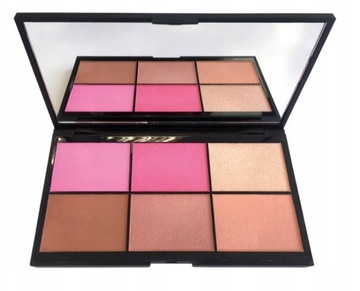 GOSH Paleta do konturowania twarzy 6 kolorów Mix & Match