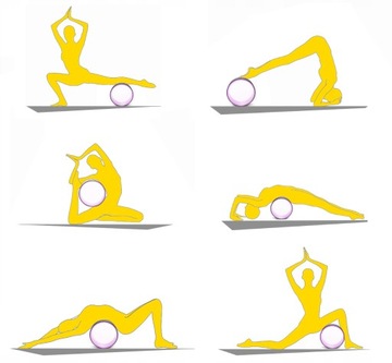 YOGA WHEEL WAŁEK KOŁO DO JOGI ĆWICZENIA WZMACNIAJĄCE ROZCIĄGAJACE 32,5 CM