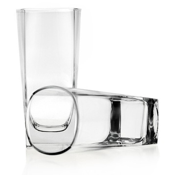 Kwadratowe szklanki do soku drinków Luminarc 330ml