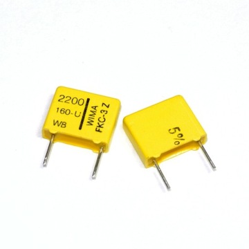 2.2nF 5% 160V 7.5mm WIMA FKC3 [10szt] #J7O