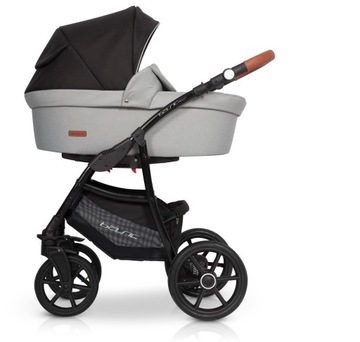 КОЛЯСКА 2в1 ГОНДОЛЬНАЯ ПРОГУЛКА Riko Basic PLUS Grey Fox