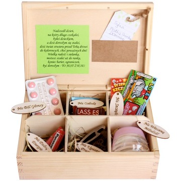 ПОДАРОЧНАЯ КОРОБКА ESSENTIAL НА 18, 26, 30, 40, 50 ДНЕЙ РОЖДЕНИЯ Подарочная коробка