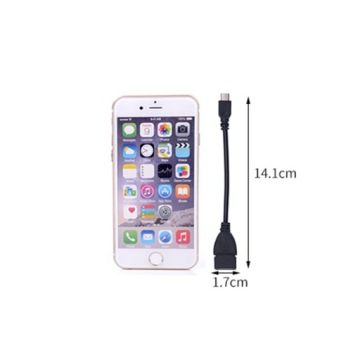 КАБЕЛЬ-АДАПТЕР OTG MICRO USB (НОВЫЙ MINI USB) - USB
