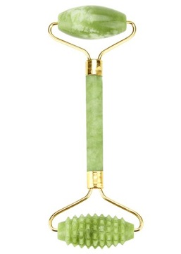 ЖАДЕИТОВЫЙ РОЛИКОВЫЙ МАССАЖЕР ДЛЯ ЛИЦА 2в1 ГУА ША