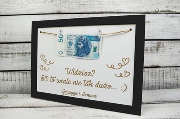 RAMKA ŚMIESZNY PREZENT NA URODZINY 30 40 50 60 70 TO NIE TAK DUŻO GRAWER