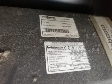 WEBASTO AIR TOP 2000S 24V 2KW