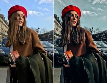 Lightroom ПРЕДВАРИТЕЛЬНЫЕ фильтры Instagram Facebook