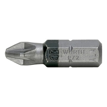 BIT GROT PZ2 POZIDRIV CZARNY 1/4 CALA 25 MM WURTH