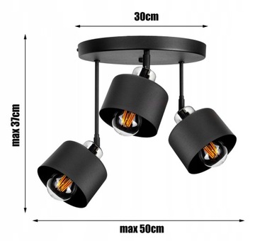 ПОТОЛОЧНЫЙ СВЕТИЛЬНИК, СВЕТОДИОДНАЯ ЛЮСТРА LOFT EDISON