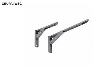 Усиленный стальной кронштейн для серой полки WSWP 400.