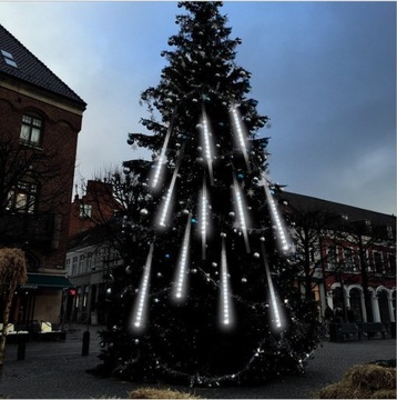 СВЕТОДИОДНАЯ РОЖДЕСТВЕНСКАЯ ЕЛКА ICILS, НАРУЖНАЯ, БЕЛЫЙ ДОЖДЬ