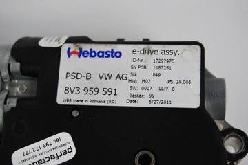 MOTOR STŘEŠNÍHO OKNA AUDI A3 VW GOLF 8V3959591