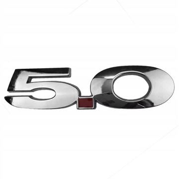 MUSTANG GT EMBLEMAT ZNACZEK LOGO CHROMOWANY 5.0