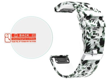 Silikonowy Pasek Garmin FENIX 5 Quick Fit + FOLIA