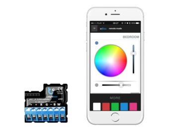 КОНТРОЛЛЕР СВЕТОДИОДНЫХ ЛЕНТ BLEBOX WLIGHTBOX RGBW WIFI iOs