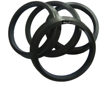 Центрирующие кольца 66,6/57,1 4 шт VW AUDI