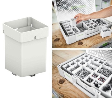 10 съемных контейнеров для Sys ORG Box 5 x 5 x 6,8 см Festool 204858