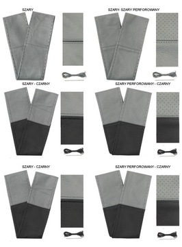 SKÓRZANY POKROWIEC NA KIEROWNICĘ SUPER JAKOŚĆ!