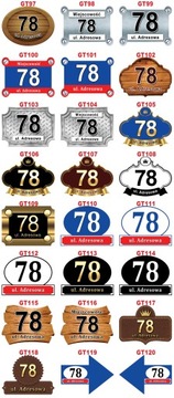 АДРЕСНАЯ ТАБЛИЧКА АДРЕС НОМЕР ДОМА Дорожный знак