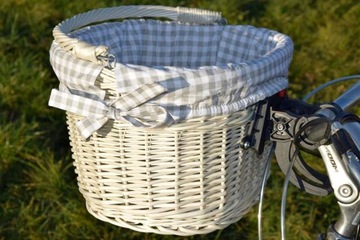 Плетеная ВЕЛОСИПЕДНАЯ КОРЗИНА для CLICK со вставкой с 16 выступами