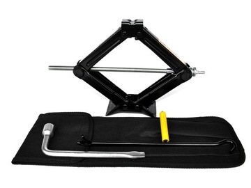 ZESTAW LEWAREK PODNOŚNIK 1,5 T.+ KLUCZ + POKROWIEC