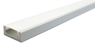 СЕРЫЙ светодиодный профиль 2м для светодиодных лент 8-10 мм + ЛАМПА