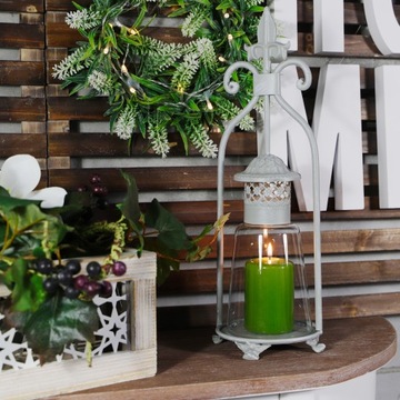 ФОНАРЬ ФОНАРЬ ПОДСВЕЧА ВИНТАЖ КРУЖЕВО МЕТАЛЛ