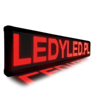 Рекламная светодиодная доска с экраном 168 х 40 см.