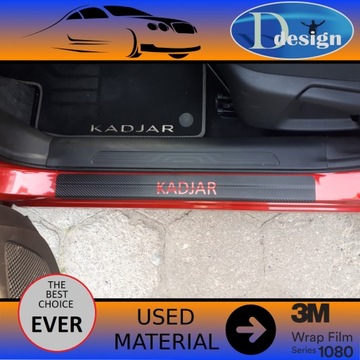 НАКЛЕЙКИ ЗАЩИТЫ ПОРОГА RENAULT KADJAR