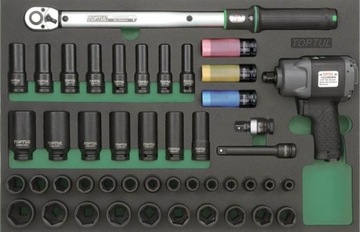 ИНСТРУМЕНТАЛЬНАЯ ТЕЛЕЖКА С ОБОРУДОВАНИЕМ TOPTUL GV-27909+88